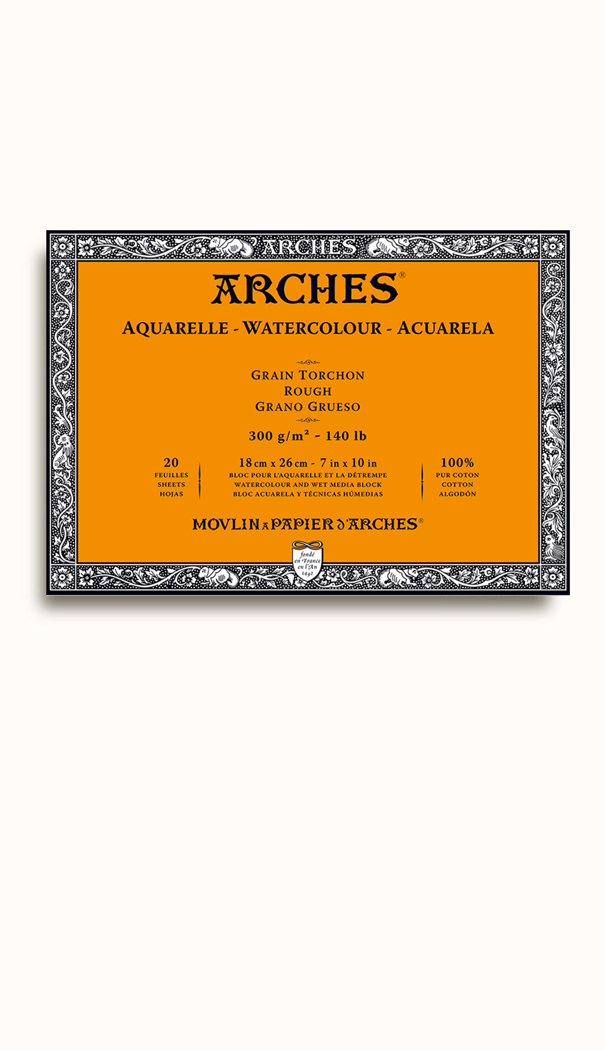 法國 Arches 水彩本 粗紋(ROUGH)